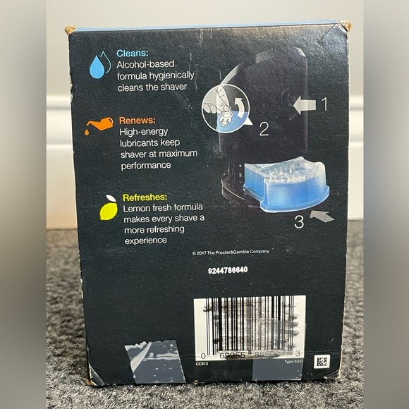 BRAUN Clean & Renew lemon fresh 3 pack NEW Mens Shave Skincare Lotion Cleaner - Picture 3 of 4